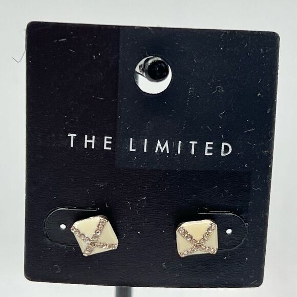 The White SIlver Post Earrings Post $16 ea or bundle 3/$25 - Picture 1 of 5